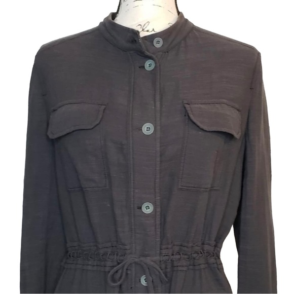 Anthro Hei Hei linen jacket with drawstring waist - Picture 6 of 6